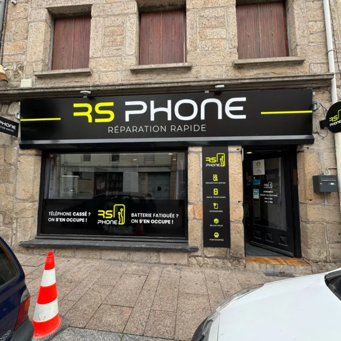 Refonte complète de la signaletique extérieur RS Phone
